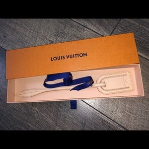 Louis Vuitton Vachetta luggage tag